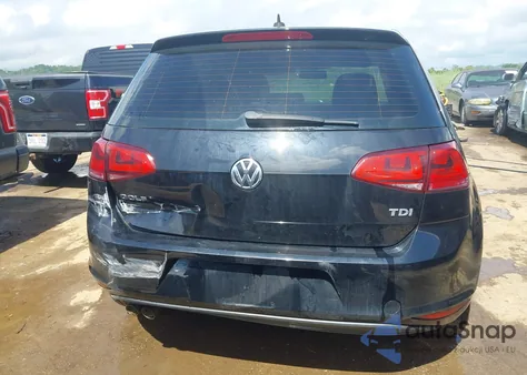 2015 Volkswagen Golf Tdi S 4-Door z USA, uszkodzony, nr VIN 3VW2A7AU5FM060634